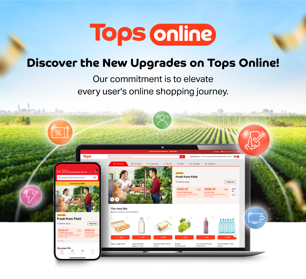 Tops Online New Features Header